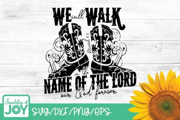 Christian Western Bible Verse Graphics & T-Shirt Designs
